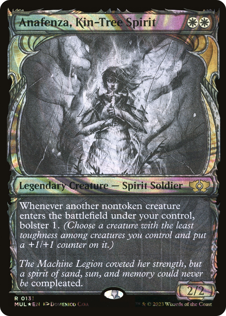 Anafenza, Kin-Tree Spirit (MUL-131) [Multiverse Legends]: (Showcase) Foil