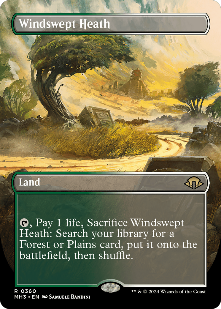 Windswept Heath (MH3-360) [Modern Horizons 3] (Borderless) Foil