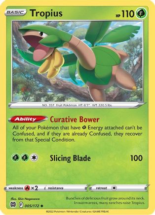 Tropius 5/172 - [SWSH09 Brilliant Stars]