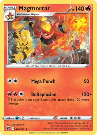 Magmortar 20/172 - [SWSH09 Brilliant Stars]