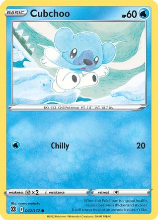 Cubchoo 42/172 - [SWSH09 Brilliant Stars]