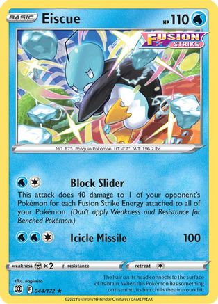 Eiscue 44/172 - [SWSH09 Brilliant Stars] Reverse Holofoil
