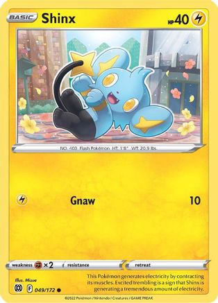 Shinx 49/172 - [SWSH09 Brilliant Stars] Reverse Holofoil