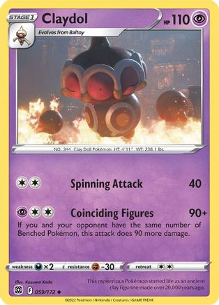 Claydol 59/172 - [SWSH09 Brilliant Stars]