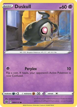 Duskull 60/172 - [SWSH09 Brilliant Stars] Reverse Holofoil
