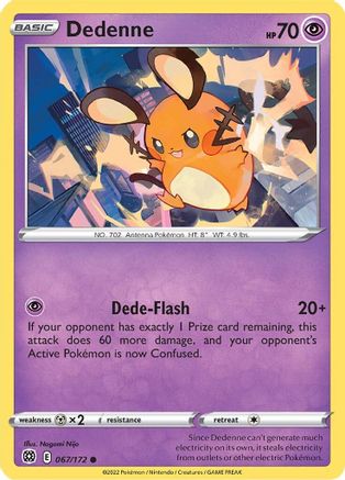 Dedenne 67/172 - [SWSH09 Brilliant Stars]