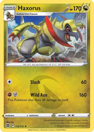 Haxorus 112/172 - [SWSH09 Brilliant Stars]
