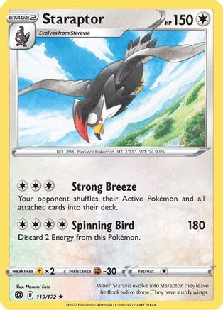 Staraptor 119/172 - [SWSH09 Brilliant Stars]