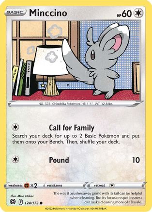Minccino 124/172 - [SWSH09 Brilliant Stars]