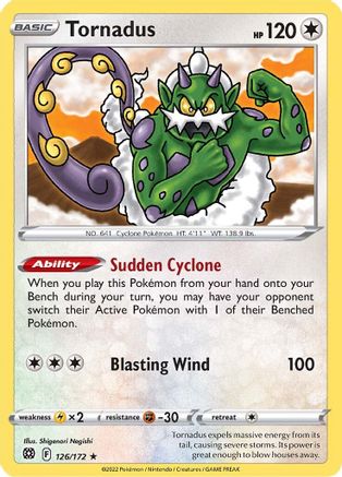Tornadus 126/172 - [SWSH09 Brilliant Stars]