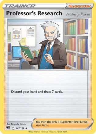 Professor's Research 147/172 - [SWSH09 Brilliant Stars] Holofoil
