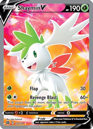 Shaymin V (Full Art) 152/172 - [SWSH09 Brilliant Stars] Holofoil