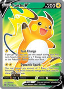 Raichu V (Full Art) 158/172 - [SWSH09 Brilliant Stars] Holofoil