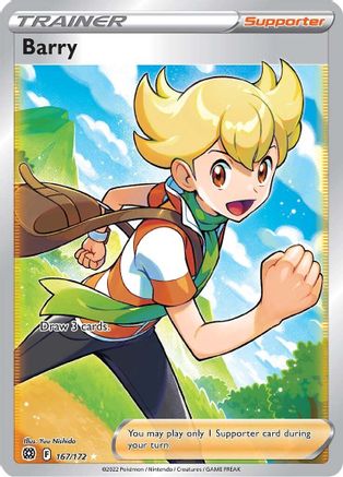 Barry (Full Art) 167/172 - [SWSH09 Brilliant Stars] Holofoil