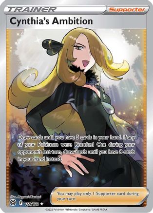 Cynthia's Ambition (Full Art) 169/172 - [SWSH09 Brilliant Stars] Holofoil