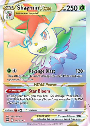 Shaymin VSTAR (Secret) 173/172 - [SWSH09 Brilliant Stars] Holofoil