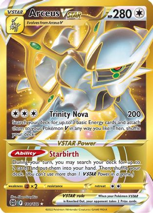 Arceus VSTAR (Secret) (184) 184/172 - [SWSH09 Brilliant Stars] Holofoil