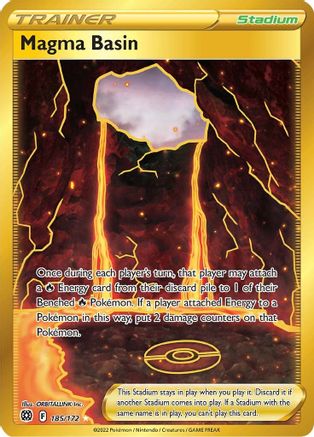Magma Basin (Secret) 185/172 - [SWSH09 Brilliant Stars] Holofoil