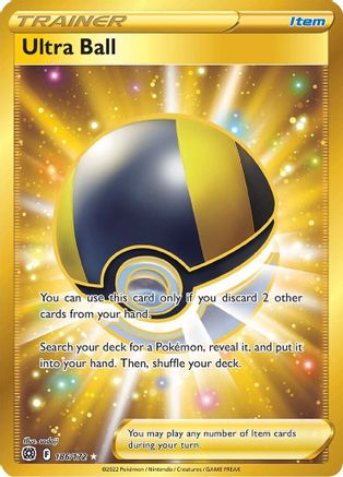 Ultra Ball (Secret) 186/172 - [SWSH09 Brilliant Stars] Holofoil