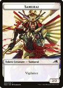 Samurai (003) // Goblin Shaman (008) Double-sided Token (NEO-3 // 8) [Kamigawa: Neon Dynasty] Foil