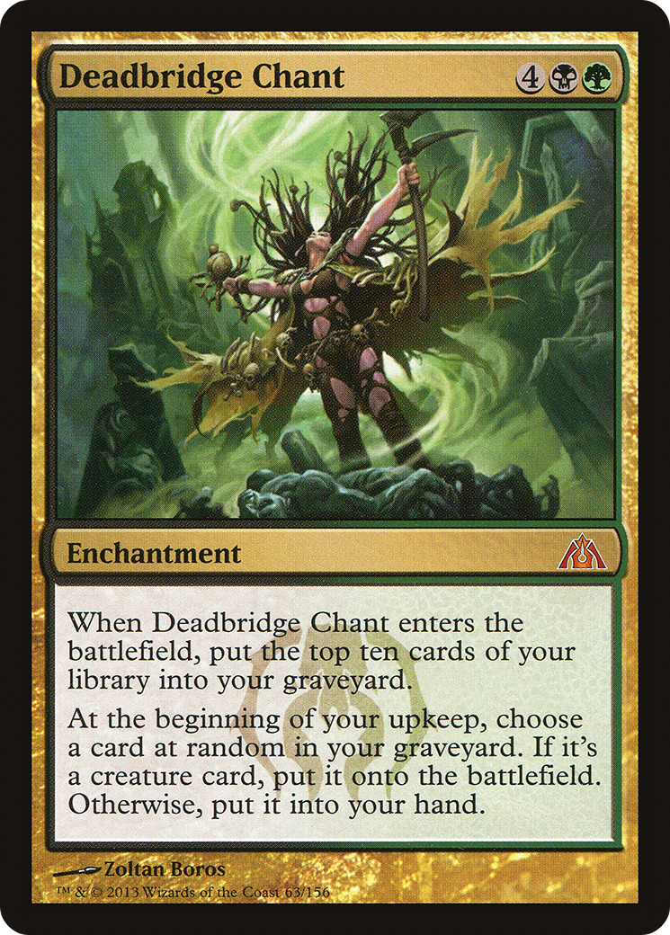 Deadbridge Chant (DGM-063) [Dragon's Maze] Foil