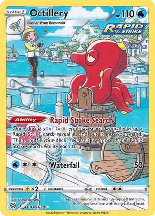 Octillery TG03/30 - [SWSH09 Brilliant Stars Trainer Gallery] Holofoil