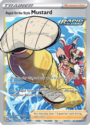 Rapid Strike Style Mustard TG27/30 - [SWSH09 Brilliant Stars Trainer Gallery] Holofoil