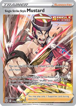 Single Strike Style Mustard TG28/30 - [SWSH09 Brilliant Stars Trainer Gallery] Holofoil