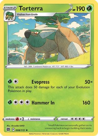 Torterra - 008/172 8 - [Deck Exclusives]