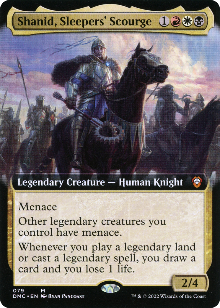 Shanid, Sleepers' Scourge (Extended Art) (DMC-079) [Dominaria United Commander]