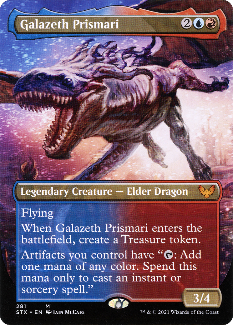 Galazeth Prismari (Borderless) (STX-281) (Borderless) [Strixhaven: School of Mages]