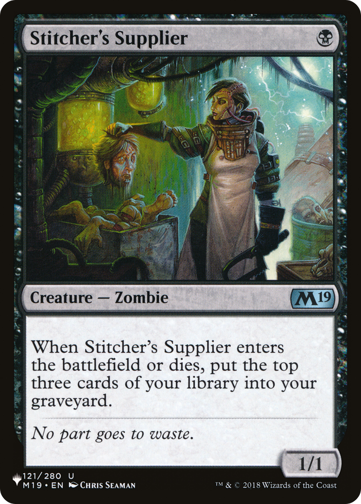 Stitcher's Supplier (LIST-M19-121) [The List]