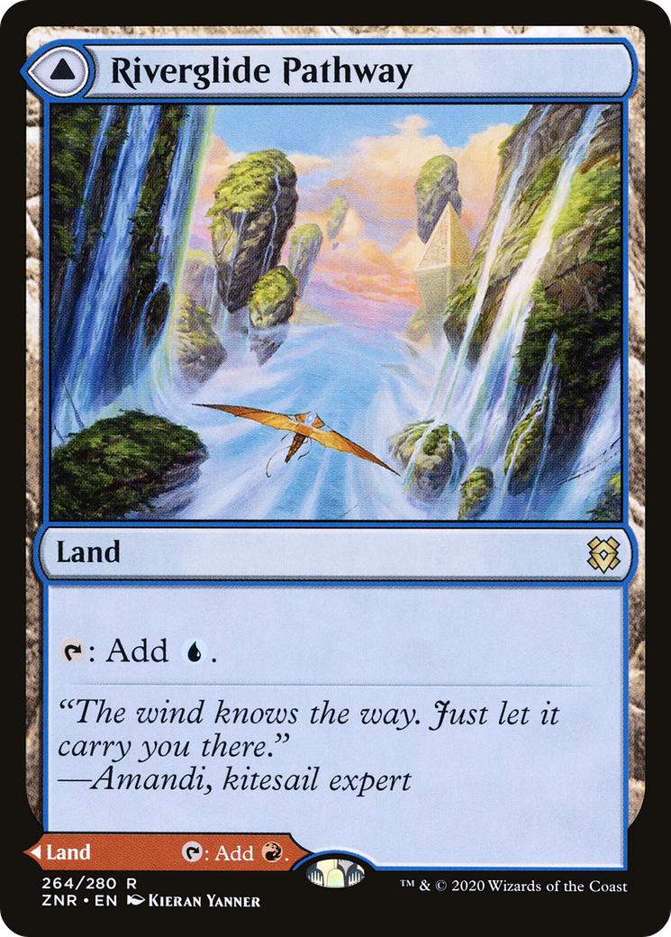 Riverglide Pathway // Lavaglide Pathway (ZNR-264) [Zendikar Rising]