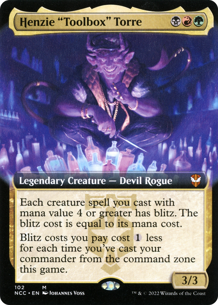 Henzie "Toolbox" Torre (Extended Art) (NCC-102) [New Capenna Commander]