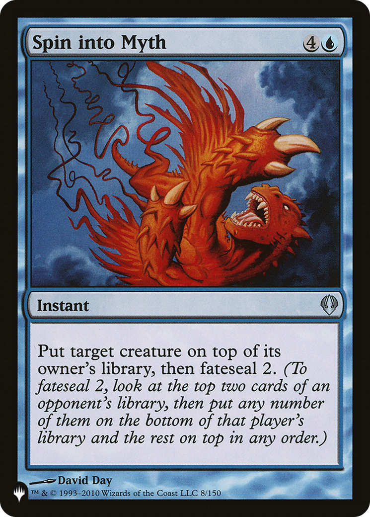 Spin into Myth (LIST-ARC-8) [The List]