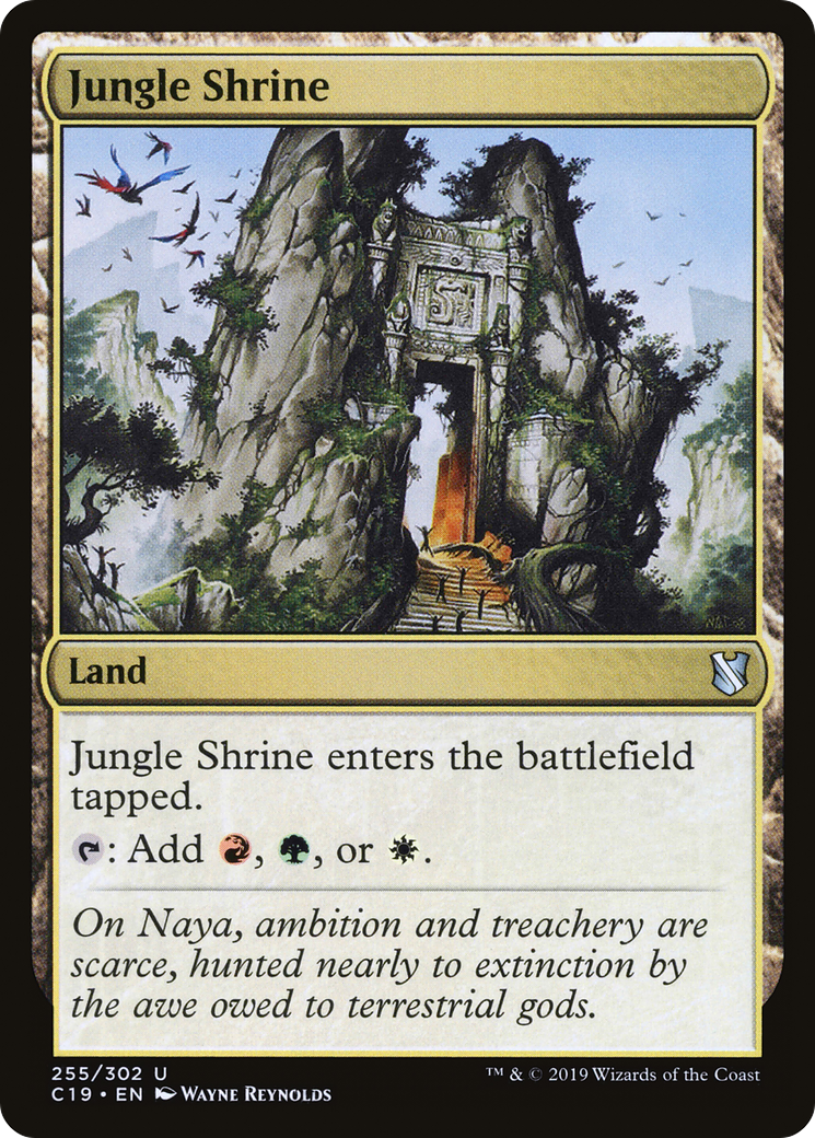 Jungle Shrine (C19-255) [Commander 2019]