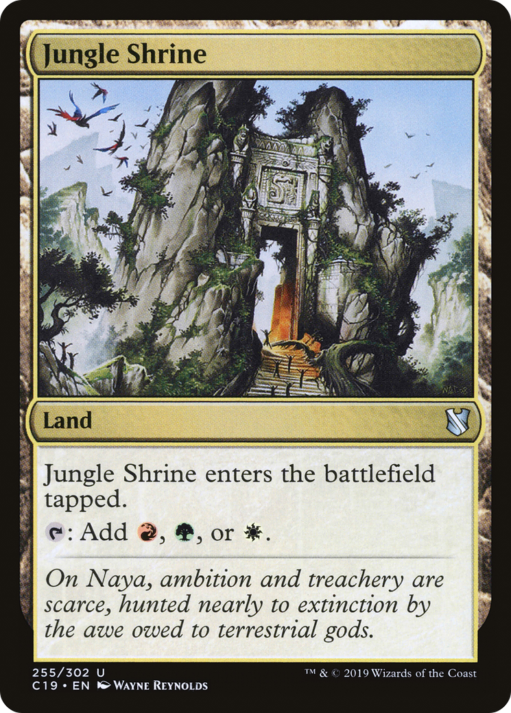 Jungle Shrine (C19-255) [Commander 2019]