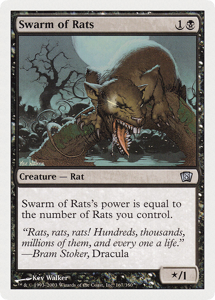 Swarm of Rats (8ED-167) [Eighth Edition]