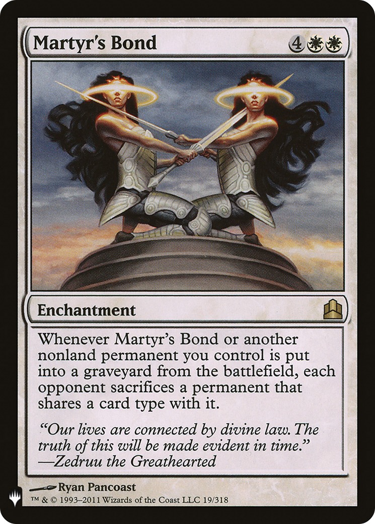 Martyr's Bond (LIST-CMD-19) [The List]