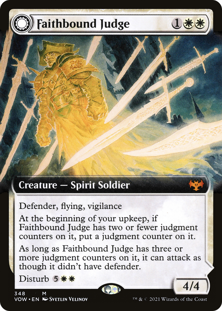 Faithbound Judge (Extended Art) (VOW-348) [Innistrad: Crimson Vow]