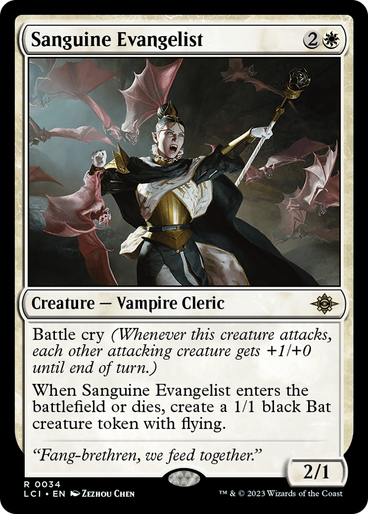 Sanguine Evangelist (LCI-034) [The Lost Caverns of Ixalan] Foil