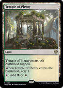 Temple of Plenty (CMM-1044) [Commander Masters]
