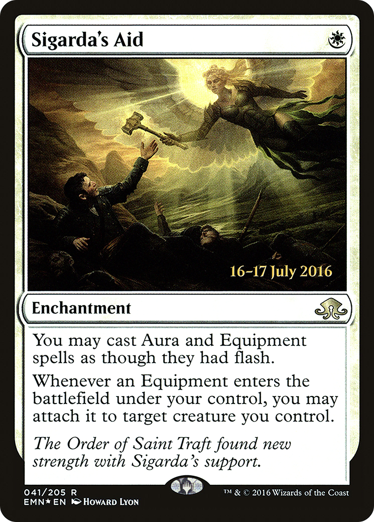 Sigarda's Aid (PRE-41S) [Eldritch Moon Promos] Foil