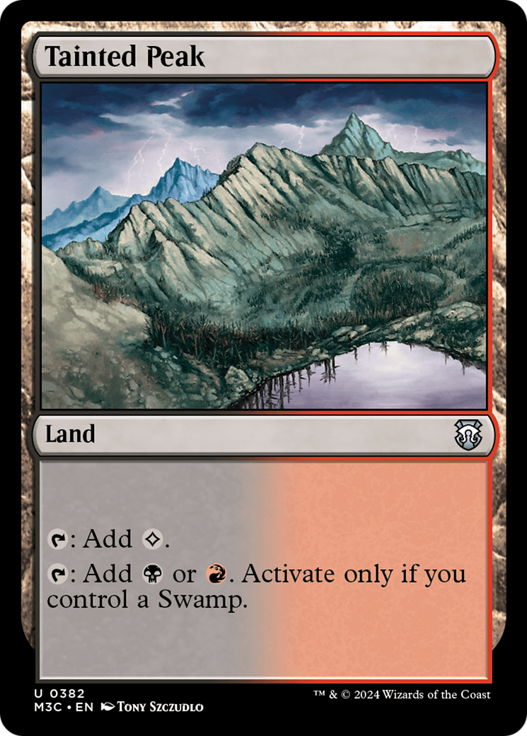 Tainted Peak (M3C-382) [Modern Horizons 3 Commander]