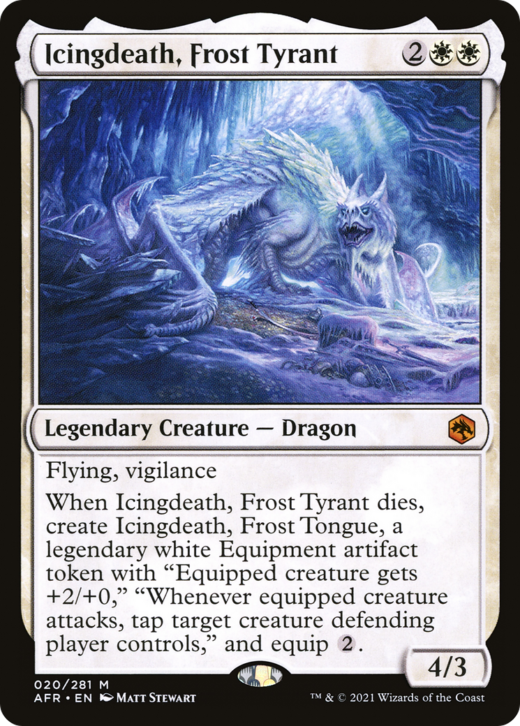 Icingdeath, Frost Tyrant (AFR-020) [Adventures in the Forgotten Realms]