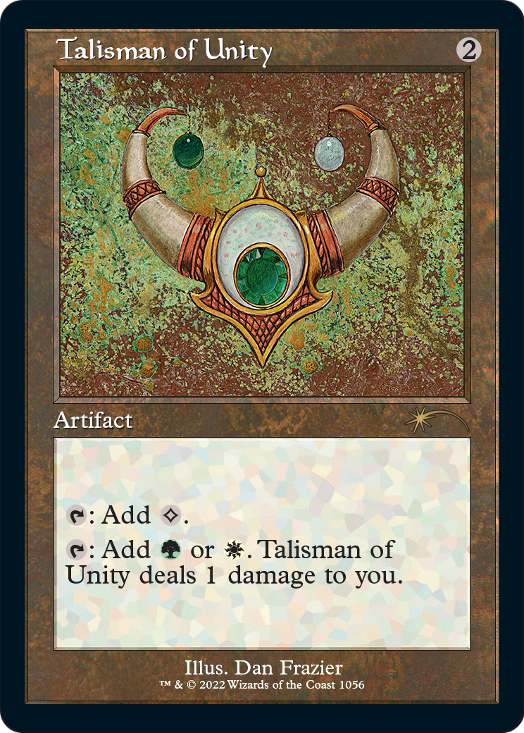 Talisman of Unity (Retro Frame) (SLD-1056) [Secret Lair Drop]