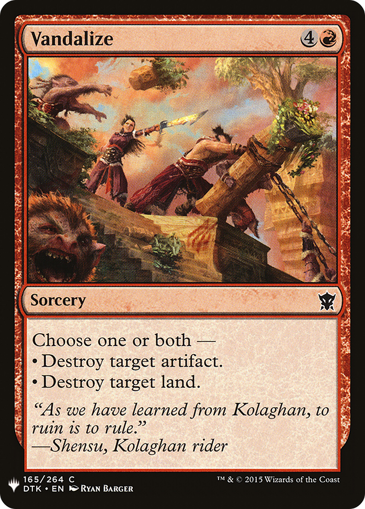 Vandalize (LIST-DTK-165) [The List]