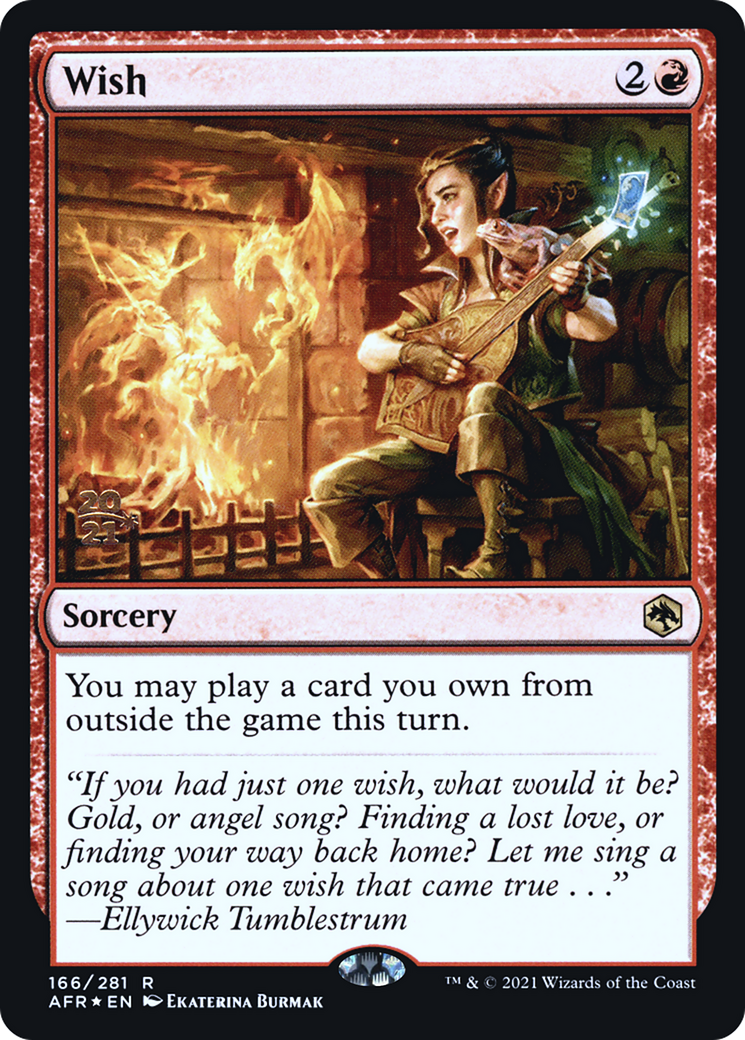 Wish (PRE-166S) [Adventures in the Forgotten Realms Promos] Foil