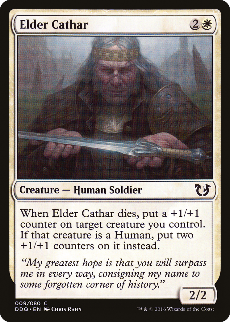 Elder Cathar (DDQ-009) [Duel Decks: Blessed vs. Cursed]