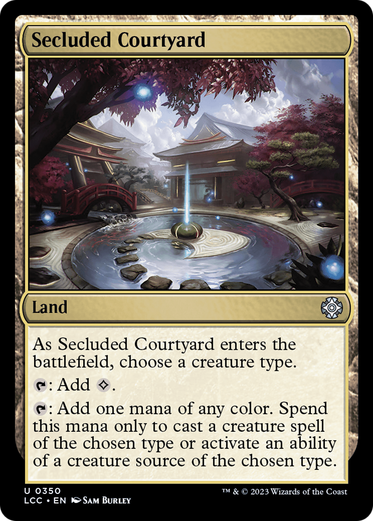 Secluded Courtyard (LCC-350) [The Lost Caverns of Ixalan Commander]